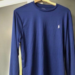 Ralph Lauren Polo Blue Performance Active Wear long sleeve T-shirt
